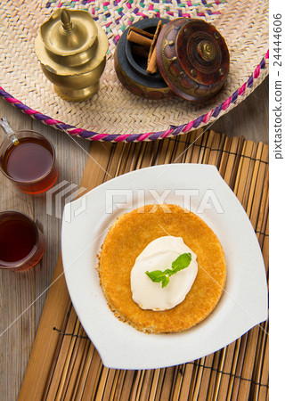 kunafa, traditional arab dessert  24444606