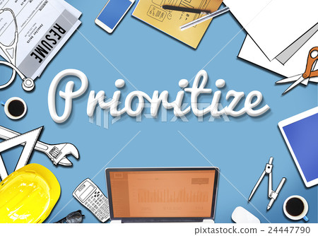 Prioritize Urgency Tasks Office Concept Prioritize Urgency Tasks Office Concept 24447790