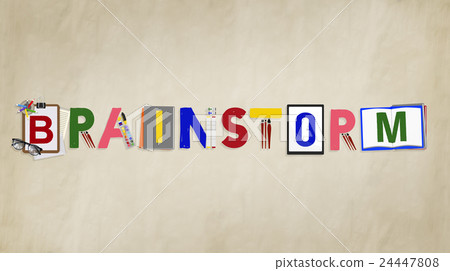Brainstorm Planning Thinking Analysis Sharing Concept Brainstorm Planning Thinking Analysis Sharing Concept 24447808