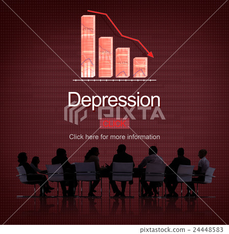 Depression Disorder Downturn Illness Medicine Concept Depression Disorder Downturn Illness Medicine Concept 24448583