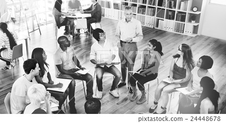 Group of Student in the Classroom Group of Student in the Classroom 24448678