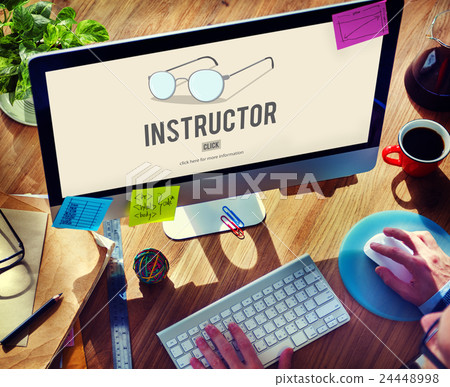 Guide Instructor Glasses Icon Expert Concept 24448998