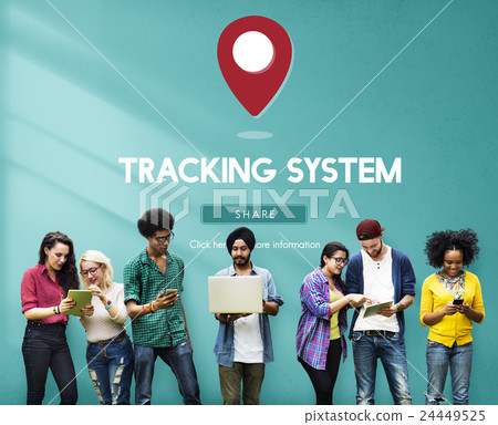 Route Map Navigation Track Places Concept 24449525