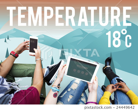 Weather Update Temperature Forecast News Meteorology Concept Weather Update Temperature Forecast News Meteorology Concept 24449642