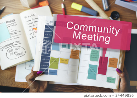 Community Meeting Connection Diversity Unity Concept 24449856
