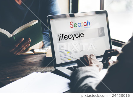 Businessmen Search SEO Connection Internet Website Concept 24450016