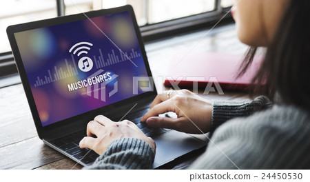 Music Genres Style Design Eletronic Jazz Rock Concept Music Genres Style Design Eletronic Jazz Rock Concept 24450530