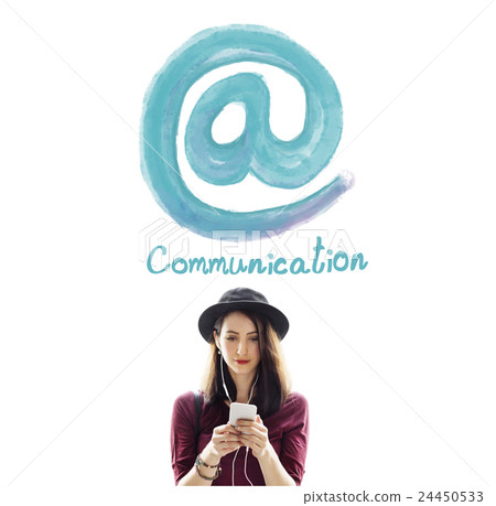 At Sign Communication Contact Connection Concept At Sign Communication Contact Connection Concept 24450533