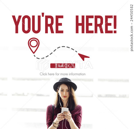 Navigation GPS City Locator Explore Concept 24450582