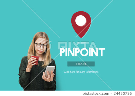 Route Map Navigation Track Places Concept Route Map Navigation Track Places Concept 24450756