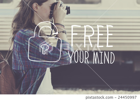 Free Your Mind Relax Energy Lazy Concept 24450997