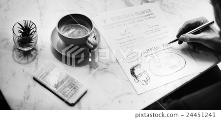 Businessman Working Thinking Planning Business Concept 24451241