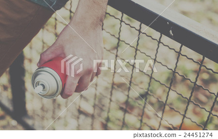 Graffiti Street Art Culture Spray Abstract Concept 24451274