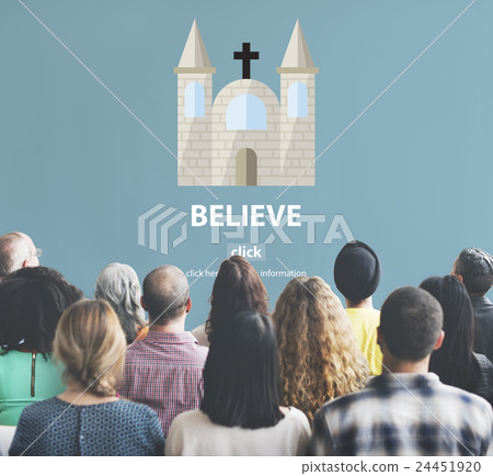 Believe Belief Faith Imagination Mystery Mindset Concept Believe Belief Faith Imagination Mystery Mindset Concept 24451920