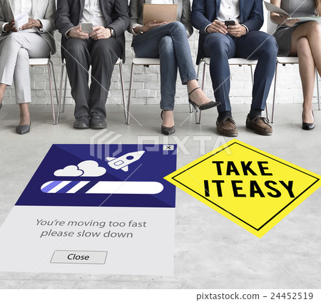 Keep Calm Reduce Speed Relax Slow Down Concept 24452519
