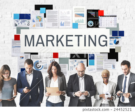 Marketing Branding Business Commercial Design Concept Marketing Branding Business Commercial Design Concept 24452521