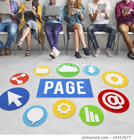 Page Documents Technology Digital Webpage Concept Page Documents Technology Digital Webpage Concept 24452677