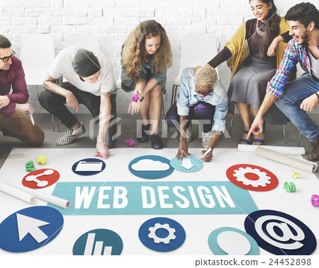 Web Page Design Development Graphic Concept 24452898