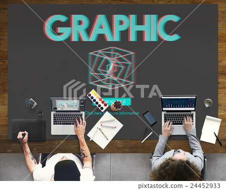 3D Three Dimensional Futuristic Display Modern Concept 24452933