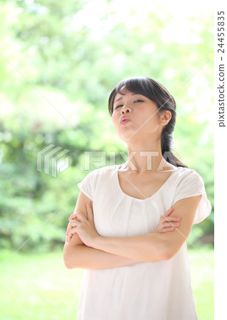 An irritable young lady 24455835