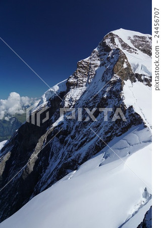 Mönch(4107米)從Sphinx觀景台 Mönch(4107米)從Sphinx觀景台 24456707