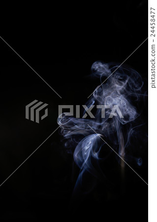 Movement of white smoke. 24458477