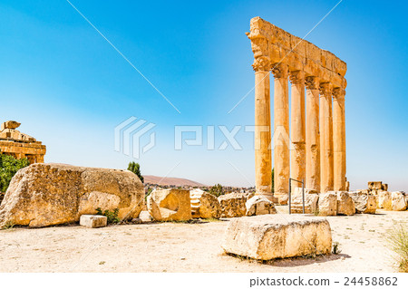 Baalbek's six large pillars (Lebanon, Beka Plateau) 24458862