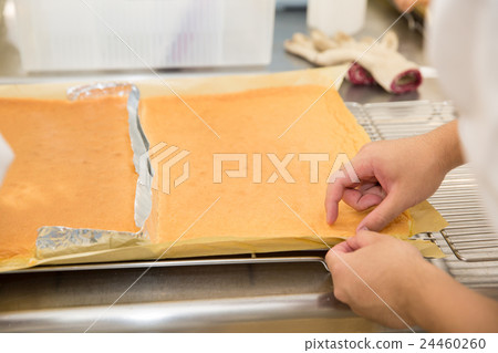 Grilled roll cake dough 24460260