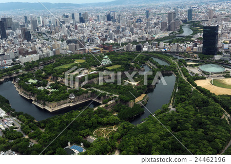 大阪城堡鳥瞰圖 24462196