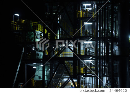 Factory at night Factory at night 24464620