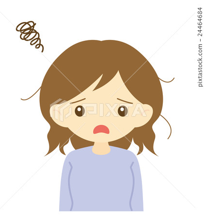 女人們因頭髮膨脹而煩惱 24464684