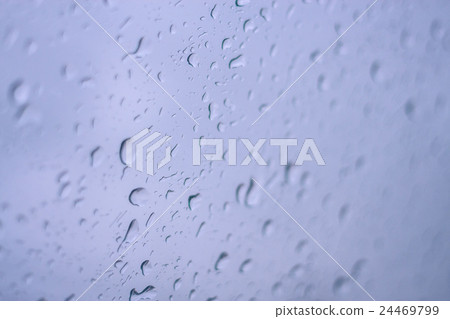 Rain Drops On Clear Window 24469799