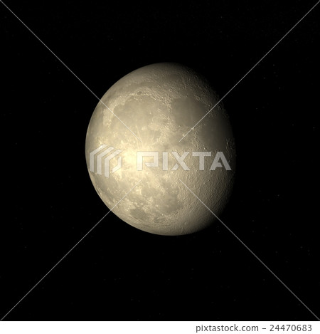 Moon 3DCG perming3DCG illustration material Moon 3DCG perming3DCG illustration material 24470683