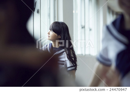 Girls' school life high school life image 24470947