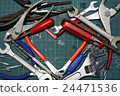Heart shape created by several tools 24471536