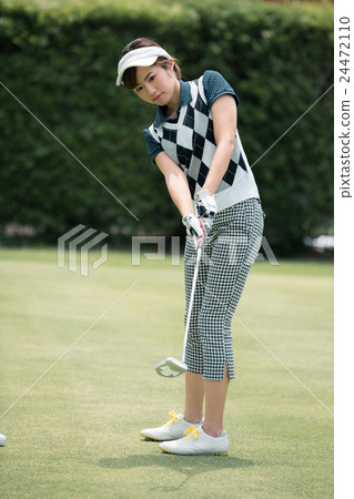 golf, golfing, female 24472110