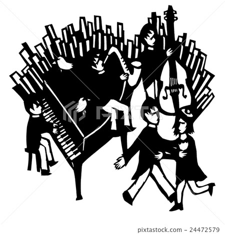 jazz, playing, piano 24472579