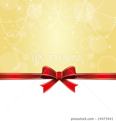 Glittery background red ribbon 24473441