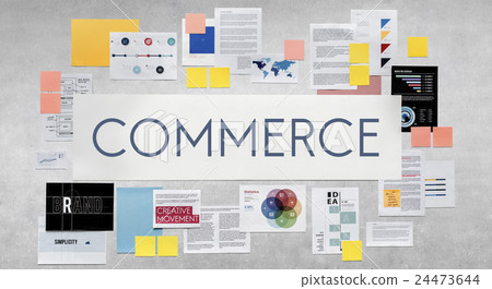 Stock Photo: Commerce Business Bur Sell Trade Retail Market Consumerism Concept