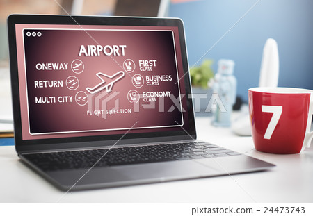 Airport Flight Ticket Selection Transportation Concept Airport Flight Ticket Selection Transportation Concept 24473743