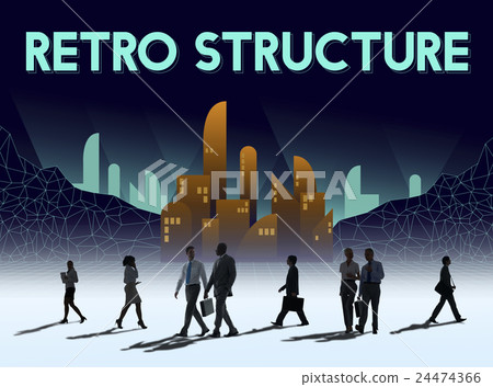 Scyscraper Building REtro Structure Urban Concept Scyscraper Building REtro Structure Urban Concept 24474366