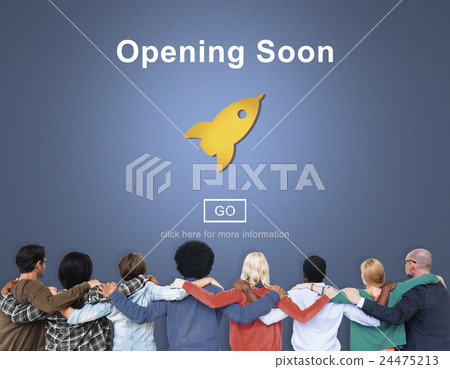 Opening Soon Launch Welcome Advertising Commercial Concept 24475213