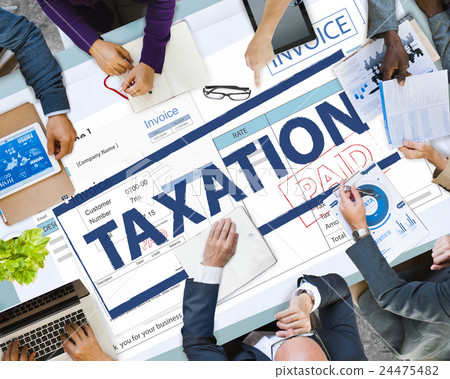 Payment Received Taxation Tax Time Concept Payment Received Taxation Tax Time Concept 24475482
