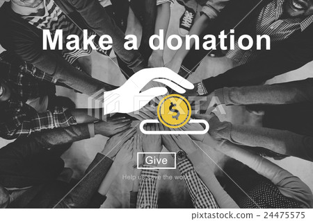 Make a Donation Charity Donate Contribute Give Concept Make a Donation Charity Donate Contribute Give Concept 24475575