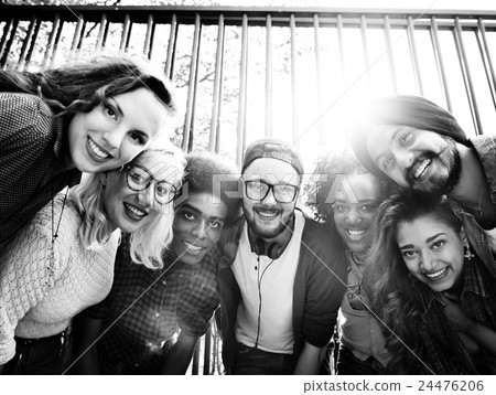 Multiethnic Group People Students Friendship Team Concept 24476206