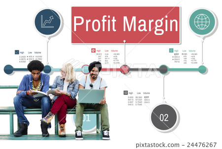 Profit Margin Finance Income Revenue Costs Sales Concept 24476267