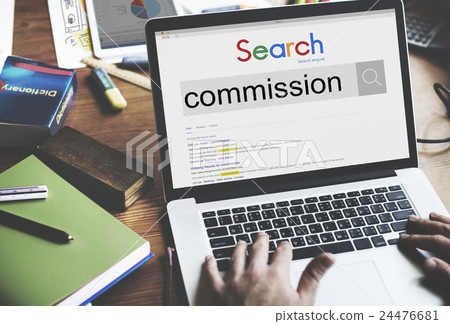 Commission Compensation Finance Gain Earning Concept 24476681