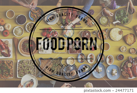Food Porn Food Eating Party Celebration Concept 24477171