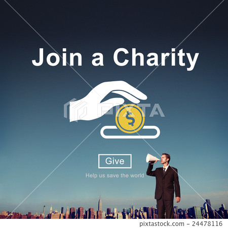 Join Charity Give Money Concept 24478116