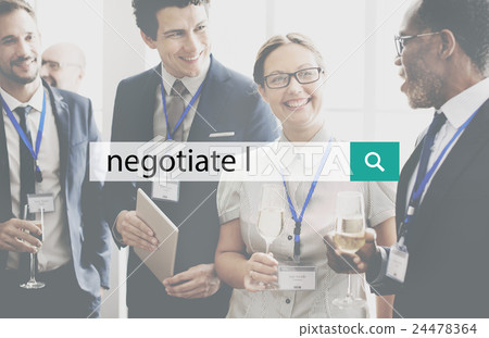 Negotiate Collaboration Business Agreement Deal Concept 24478364